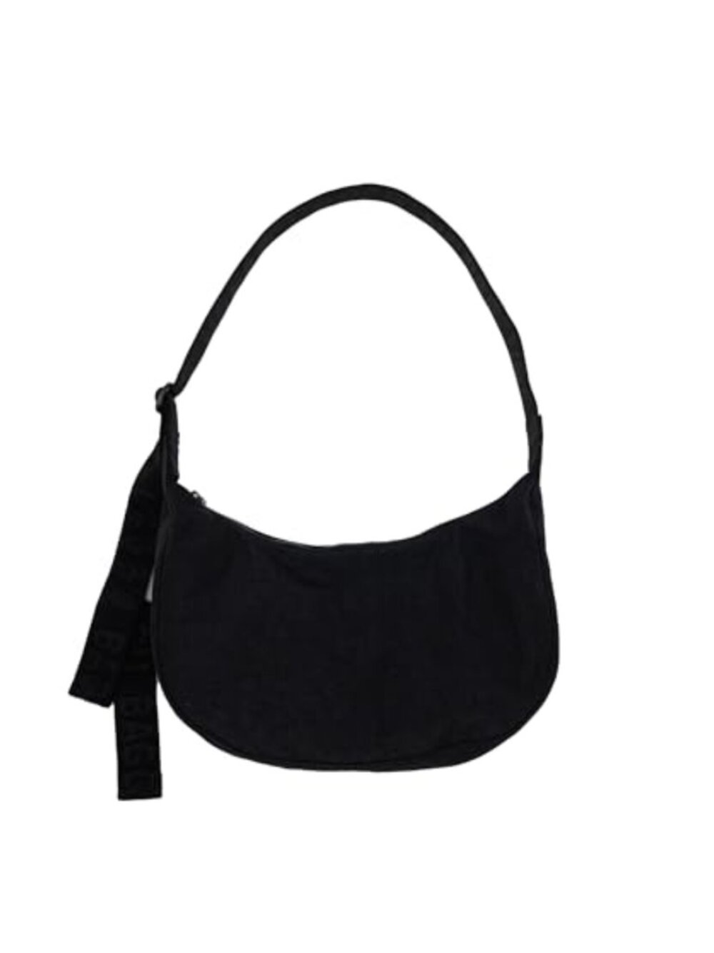 Medium Nylon Crescent Bag Hobo Recycled Nylon Adjustable Strap